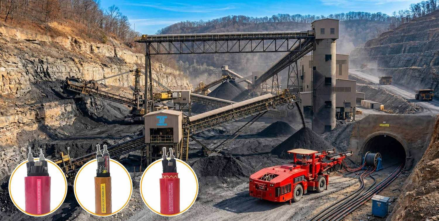 Mining and tunnel cable applications