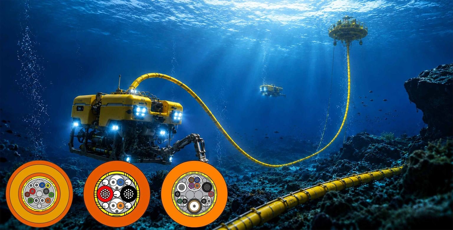 Underwater ROV cable applications